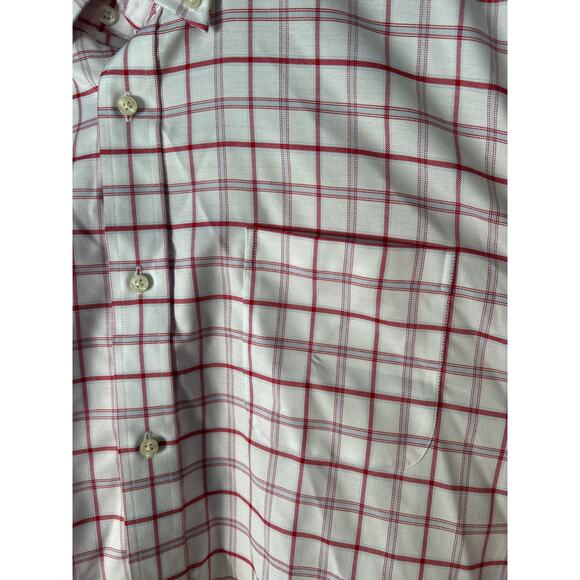 Lands End Men’s  XL Long Sleeve Button Down Shirt Traditional Fit 17 1/2-35 - Picture 2 of 7